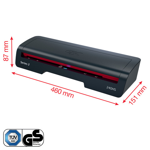 Plastificatrice a caldo GBC 240HS A3 per pouches da 75 a 125 µm - 4410069EU